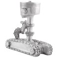 thumbnail image 5 of Resin Carved Skeleton Sculpture Ornament Cosplay Halloween Piston Skull Face Sculpture Figurine Art, 5 of 5