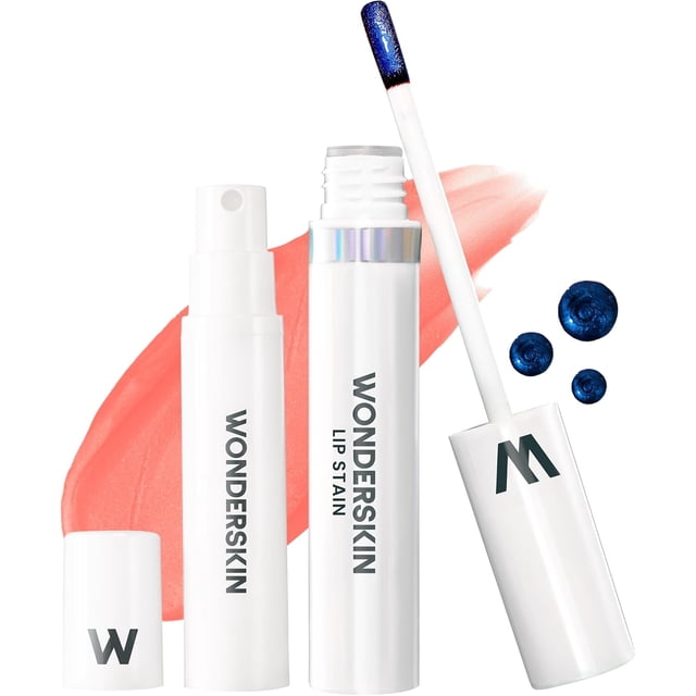 TEMOGU-Wonder Blading Kit de Masque et Révélation pour les Lèvres Toute la Journée - Longue Durée, Imperméable, Teinte Rose pour les Lèvres, Maquillage Naturel Résistant au Transfert (Crush)