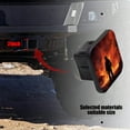 thumbnail image 5 of Hitch Cover Fits For 2-Inch Hitch,Firefighter Standing In Front Of Burning Houserubber Trailer Hitch Cover Tube Plug Insert,Car Exterior Accessories, Receiver Tube Hitch Plug, 5 of 6