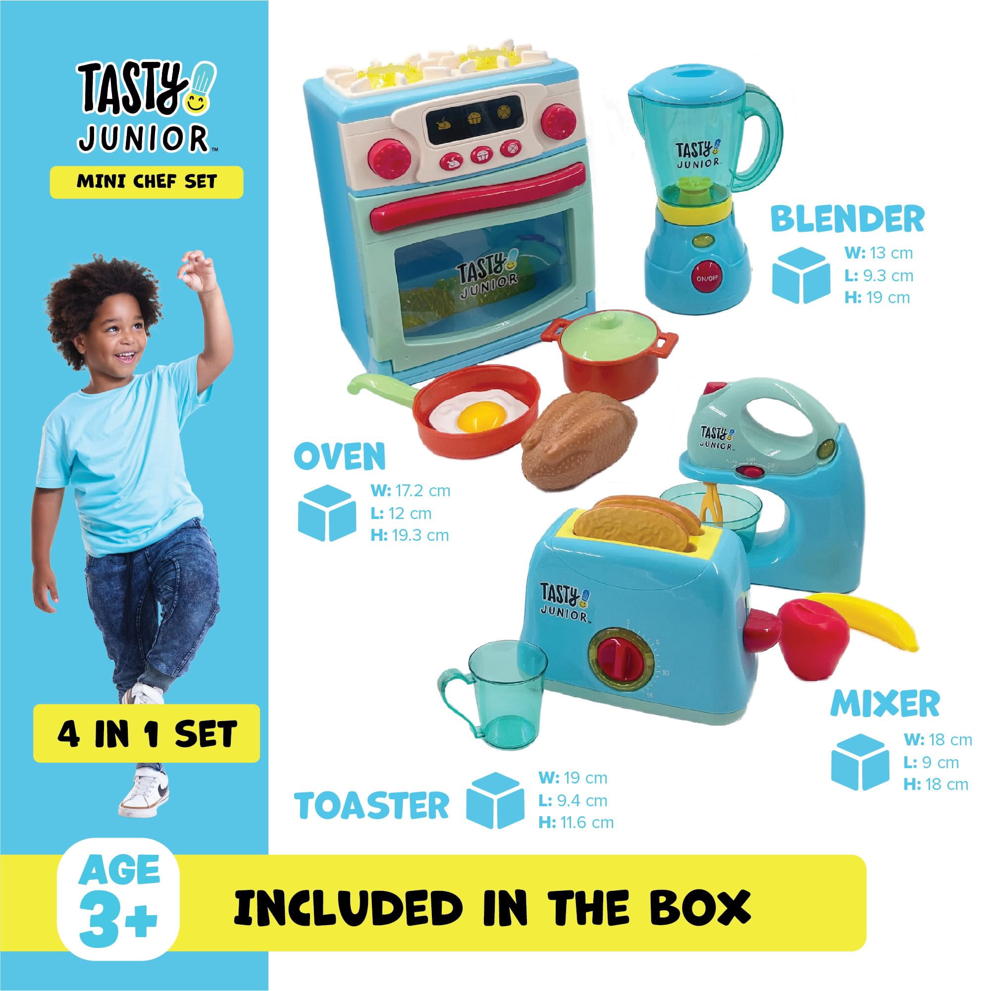 Tasty Jr. Mini Chef 4-in-1 Playset