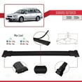 thumbnail image 3 of Compatible with Subaru Outback 2 2000-2004 FLY Model Car Roof Rack Cross Bar Black Aluminium 2 Bars, 3 of 7