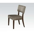thumbnail image 1 of GZXS Drake Side Chair (Set-2) In Gray Fabric & Espresso, 1 of 2