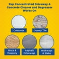 thumbnail image 5 of Zep Driveway, Masonry and Concrete Cleaner and Degreaser - 1 Gallon (Case of 4) ZUCON128 - Concentrated Formula Makes 20 Gallons, 5 of 10