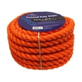thumbnail image 2 of CORDA Twisted Rope, Orange, Polypropylene, 3/8" x 35', 2 of 2