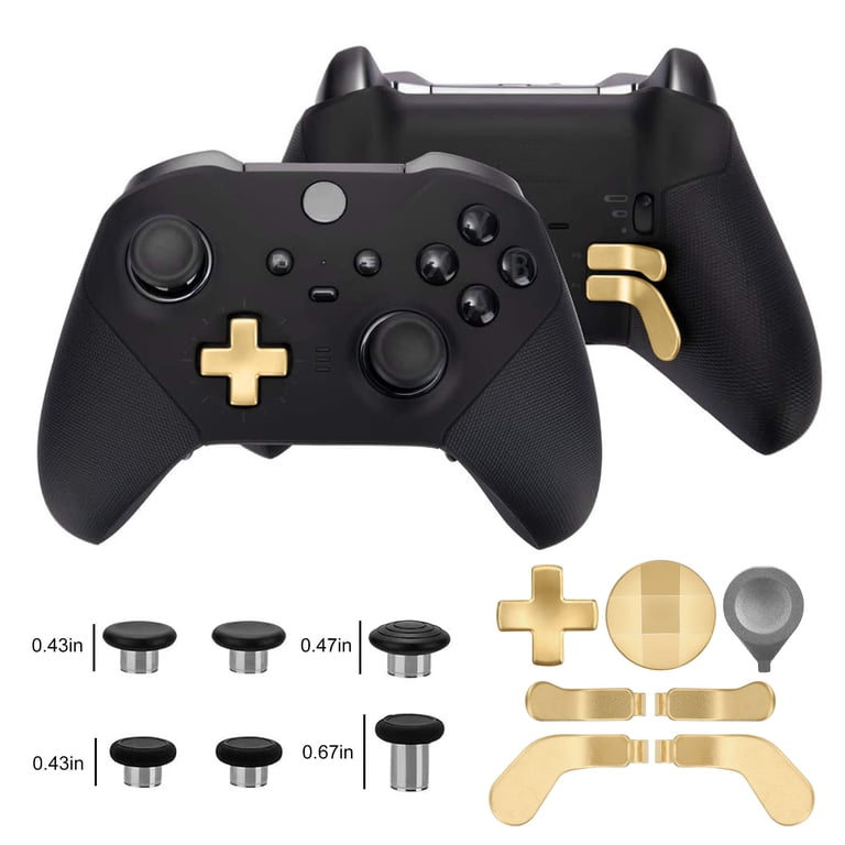 DISEN 17-in-1 Metal Replacement Accessories Fit for Xbox One Elite