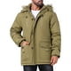 thumbnail image 5 of Abrigo de invierno cálido para hombres INSPIRE CHIC, forrado de felpa, grueso, con capucha, chaqueta L amarilla verde, 5 of 6