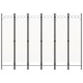 thumbnail image 2 of vidaXL 6-Panel Room Divider White 240x180 cm, 2 of 4