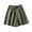 Green, variant on ABATAB Cotton Linen Shorts for Women Casual Drawstring Comfy Elastic Waist Shorts Summer Pull on Shorts with Pockets