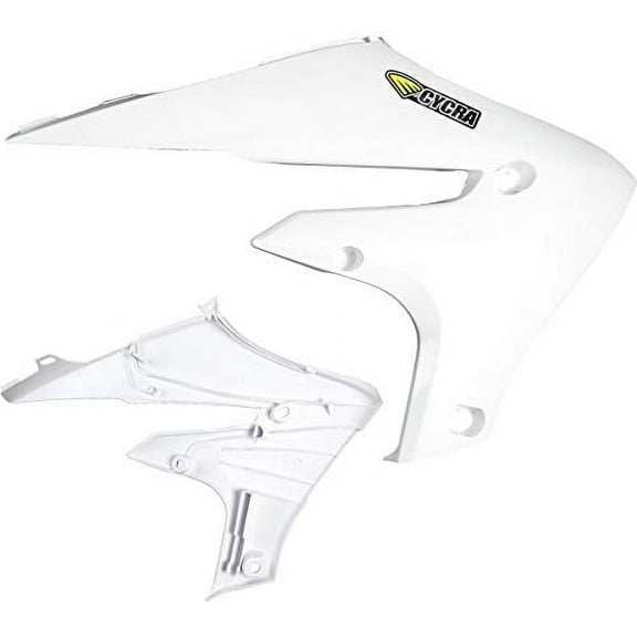 Cycra 2018 Yz450f Pflow Intake Shrouds Yam Wht 1Cyc-1784-42 New