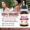 thumbnail image 4 of Herba Capsules de Maca Rouge Biologiques pour Femmes – 500 Mg, 150 Capsules / Fabriqué au Canada, 4 of 8