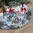 thumbnail image 3 of FMSHPON Tribal Mandala Ornament Xmas Christmas Tree Skirt Stand Mat for Holiday Party Decoration Indoor Outdoor 36 inches, 3 of 3