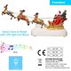 thumbnail image 3 of Surtido de trineos y renos de Papá Noel - Coche navideño de renos con luz LED UP, 3 of 3