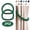 Double Color, variant on FZFLZDH 2 Pack Strong Magnetic Curtain Tiebacks Upgrade Nordic Simple Style Drape Tie Backs Double Color Weave Rope Knot Decorative Curtain Holdbacks for Home & Office Window Drapery