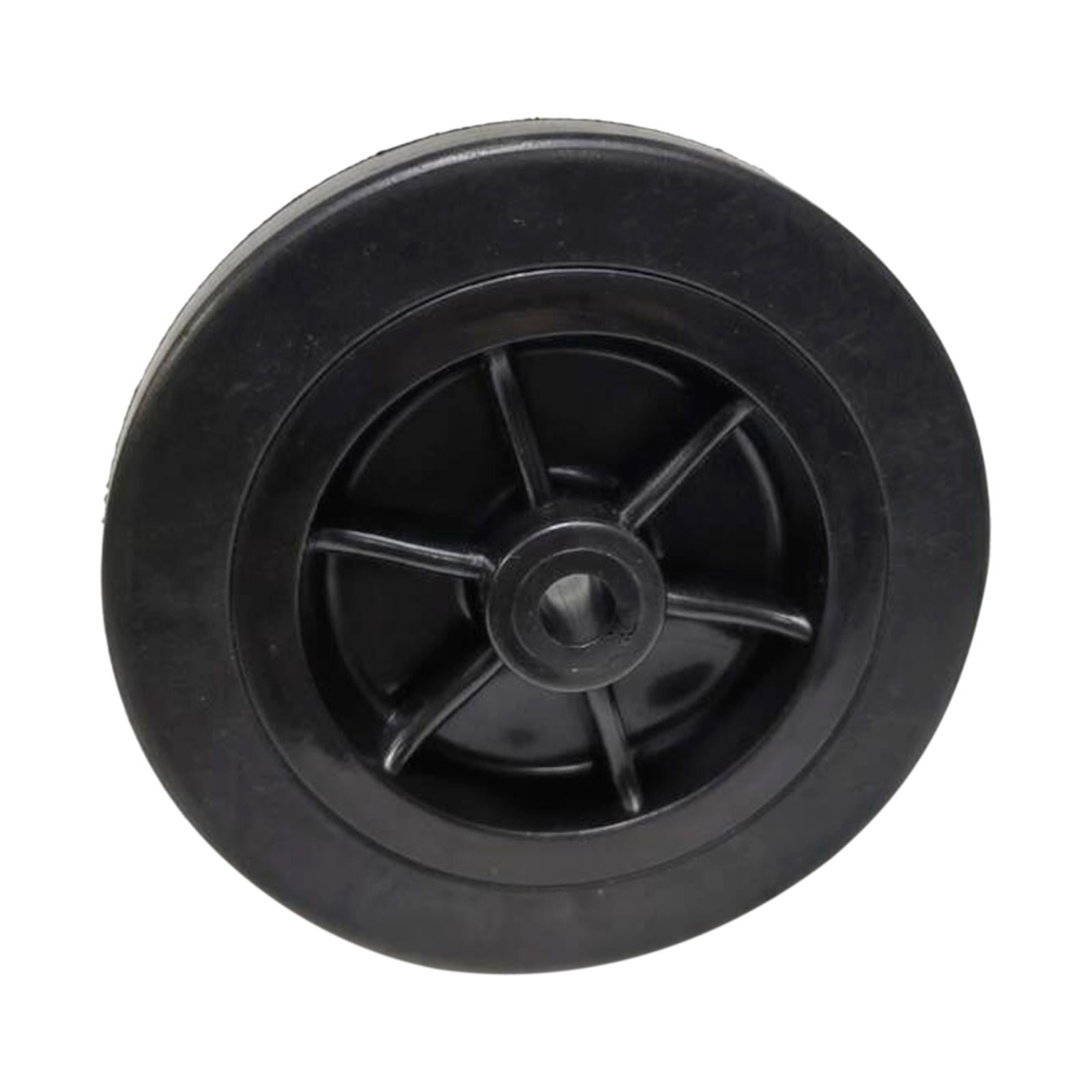 Push Cart Wheel,Heavy Duty Plate Casters,4 Inch PU Caster Wheels,Silent Replace Wheels for Push
