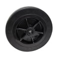 thumbnail image 1 of Reemplazo de rueda de vagón plegable suave de 4 ", rueda de neumático de reparación de cojinete de carga de 30 kg para carros de playa utilitarios par CUTICAT rueda de goma, 1 of 8