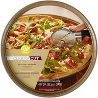 Wilton CeramaCut Non-Stick Pizza Pan, Ceramic-Coated Bakeware 14in