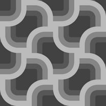 Nicole Miller Retro Geo Black Peel & Stick Wallpaper