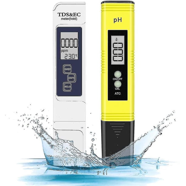 Medidor de Ph electrónico Tds medidor de calidad del agua y prueba de Ph para beber acuarios piscina