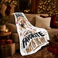 thumbnail image 3 of Loving Beagle Dog person Moments Are My Favorite, Playful Pet Portrait Pattern, Warm Flannel Blanket for Living Room and Reading Nook, Dog Moms decorative theme Gift, Pet Lover Home Decor, 3 of 9