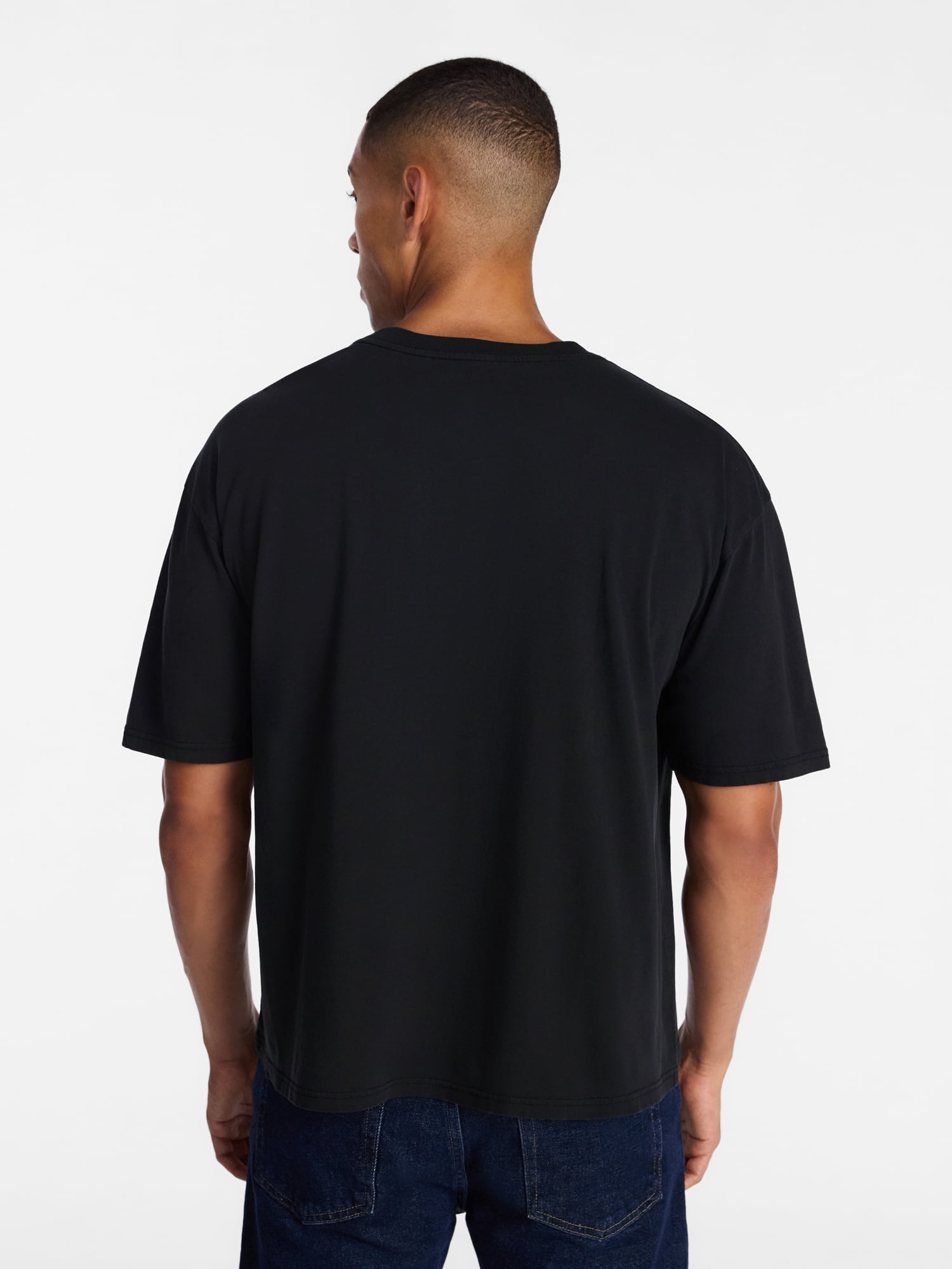 Terrifier Men's and Big Men's Split Face Graphic Tee with Short Sleeves, Sizes XS-5XL
