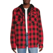 Tony Hawk Men's Quilted Lining Hooded Shacket