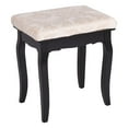 thumbnail image 5 of Costway Black Tri Folding Mirror Vanity Makeup Table Set Bedroom W/Stool & 4 Drawers, 5 of 7