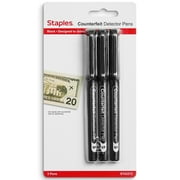 Staples Counterfeit Pens 3/Pack (43372) 1128403