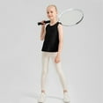 thumbnail image 5 of GYRATEDREAM 2 Pack Girls Athletic Tank Tops Open Back Sleeveless Workout Running Tennis Sports Shirts 5-12 Years, 5 of 12