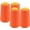 Orange, variant on EVERLOCK Serger Thread – 4 Cones, 3000 Yards Each – 40 Weight, 2-Ply Spun Polyester – Strong, Low-Lint Overlock Thread for Serger Machines – All-Purpose Sewing & Finishing (Orange)