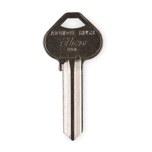 Kaba Ilco Key Blank,Brass,Russwin Lock,PK10  A1011D41-RU53