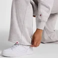 thumbnail image 5 of Champion Women's High-Rise Fleece Wide Leg Sweatpants - Heather Gray, Size XS-4X, 5 of 6