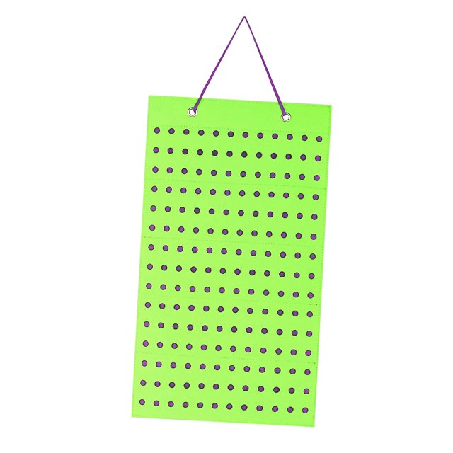 KLKCMS Organisateur de Broches Rangement Badge Rangement Léger Collection Chaussures Femmes Vert