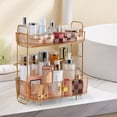 thumbnail image 4 of Bathroom Organizer, 2 Tiers, Large Capacity for Countertop , Orange, 4 of 7