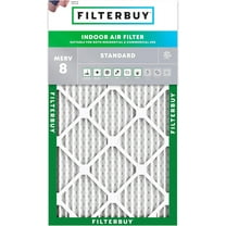 Filterbuy 14x28x1 MERV 8 Dust Defense, Pleated HVAC AC Furnace Air Filters (1-Pack)