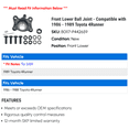 thumbnail image 2 of Front Lower Ball Joint - Compatible with 1986 - 1989 Toyota 4Runner 1987 1988, 2 of 2