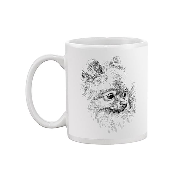 Cute Dog Portrait Design Mug  -Image by Shutterstock,