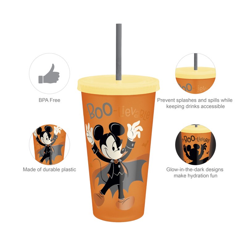 Zak Designs Disney Halloween Rainbow Collection Double-Wall Insulated  Plastic Tumbler for Cold Drink…See more Zak Designs Disney Halloween  Rainbow