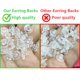 thumbnail image 5 of Zocita 100 piezas grandes de silicona con almohadilla de seguridad para pendientes, tapón de embrague de bala de repuesto para pendientes de anzuelo de pescado, aros de diámetro de 0,43 pulgadas, 5 of 5