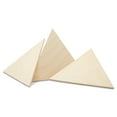 thumbnail image 1 of Wood Triangle Shapes 14-inch x 12-inch, Pack of 50 Unfinished Wood Plaques, Wooden Door Hangers for Crafts & Geometry, by Woodpeckers, 1 of 6