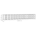 thumbnail image 4 of vidaXL Chenil Extérieur pour Chien en Acier avec Toit 29,04 M2, 4 of 4