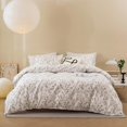 thumbnail image 1 of Cover Queen Size - Mini Green Leaves Botanical Floral Duvet Cover Set, Super, 1 of 7