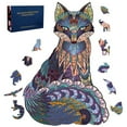 thumbnail image 1 of HUASHENG Adult And Children Educational Holidays Gift Wooden Irregular Animal Puzzle, 1 of 5
