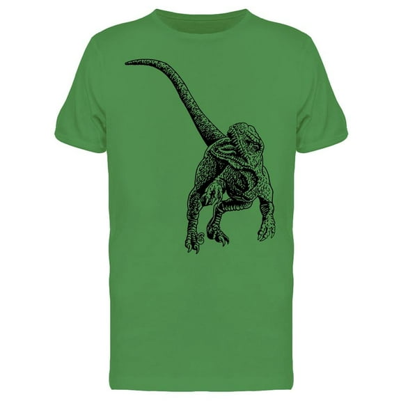 Dinosaur Running Roaring Tee Men's -Image by Shutterstock