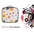 thumbnail image 6 of FORMRS Travel Makeup Bag Large Capacity Train Case Cosmetic Organizer with Adjustable Dividers, Colorful Retro Floral, 6 of 8