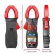 thumbnail image 3 of Pinza amperimétrica digital con probadores múltiples retroiluminados LCD sin contacto para voltaje CA CC CM80 Rojo kusrkot pinza amperimétrica, 3 of 8