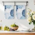 thumbnail image 3 of Blue Grey Sunflowers Kitchen Towels Set of 4, Boho Vintage Floral Rustic Blossom Absorbent Dish Towels for Kitchen, Microfiber Hand Towel, Quick Drying Tea Towel for Cleaning Decorative Dishcloths, 3 of 7