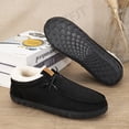 thumbnail image 5 of Men's Comfort Winter Ankle Slip-On Moccasin Shoes, Warm Plush Lining, Non-Slip Sole, Easy One-Touch Wear, Perfect for Morning Commutes, Home Relaxation, and Cold Weather, 5 of 9