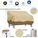 thumbnail image 5 of Cubierta de sofá para varias personas al aire libre A prueba de lluvia Hogar Recubierto de plata Tela Oxford Patio delantero Cubiertas de banco Accesorios para muebles exteriores Tipo 2 Beige Marrón Yuarrent HA010209-03B, 5 of 6