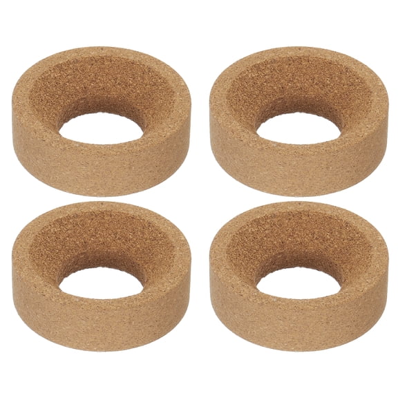 Uxcell Lab Flask Support Cork Stand 100mm Diameter Round Bottom Holder for 150ml-1000ml Flasks 4Pcs