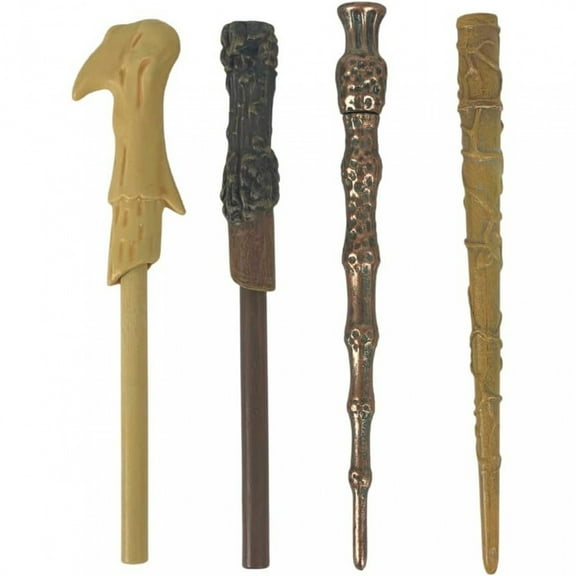 Harry Potter Wizarding World Wand Pens Dumbledore Voldemort Hermione and Harry Potter Wand Set of 4